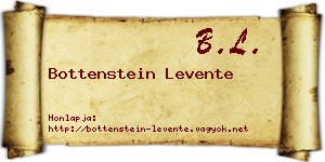 Bottenstein Levente névjegykártya